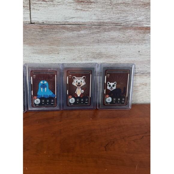 Veefriends x ZeroCool Rare /500 TCG Card Lot-Panther,Walrus,Wolverine - Picture 1 of 4